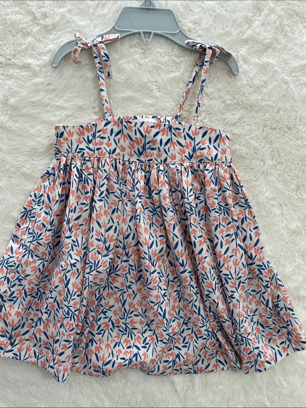 SALE! NWOT Old Navy Girls' Floral Tie-Strap Sundress Top - Pink & Blue 18-24 Mo